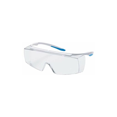 Occhiali Protettivi uvex Super F OTG CR | Lenti PC Incolore | Protezione UV 400 | NF EN 166 170 | Lenti Interne Antiappannanti | Lenti Esterne
