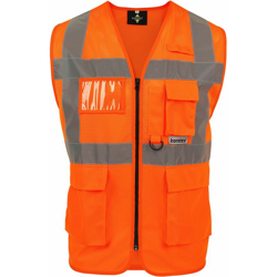 Korntex - Mesh Multifunktional Vest - Mesh Multifunkt Vest100%P | M - NEUTRO (SENZA PERSONALIZZAZIONE) - Orange (O) en oferta