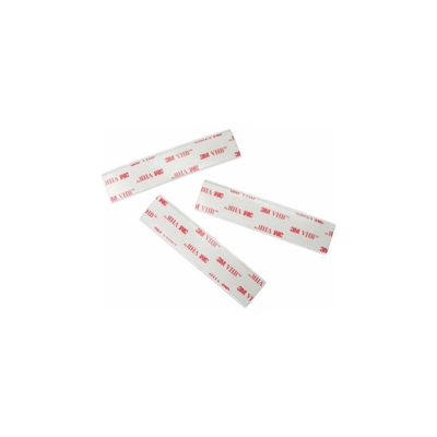 Tapecase 3 m 4952 1,9 x 5,1 cm -5 bianco tape, 45 mil (1.1 mm) di spessore, 0.75 in x 2 in Rectangles (confezione da 5) - 3M