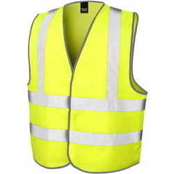 Safety High Viz Vest - Safety High Viz Vest 100%P | NEUTRO (SENZA PERSONALIZZAZIONE) - S/M - fluorescent yellow (YELL) - RESULT en oferta