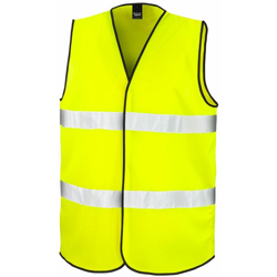 High Viz Motorist Safety Vest GILET HI-VIZ 100% P. | NEUTRO (SENZA PERSONALIZZAZIONE) - L/XL - fluorescent yellow (YELL) - Result en oferta