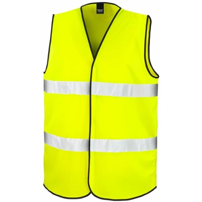 High Viz Motorist Safety Vest GILET HI-VIZ 100% P. | NEUTRO (SENZA PERSONALIZZAZIONE) - L/XL - fluorescent yellow (YELL) - Result