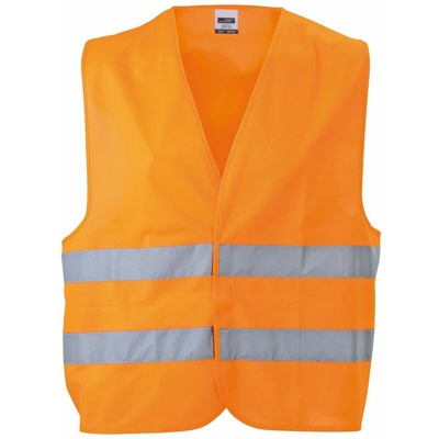James&nicholson - Safety Vest Adults - SAFETY VEST ADULTS 100%P | UNICA - NEUTRO (SENZA PERSONALIZZAZIONE) - fluorescent-orange (FLOR) - JAMES &