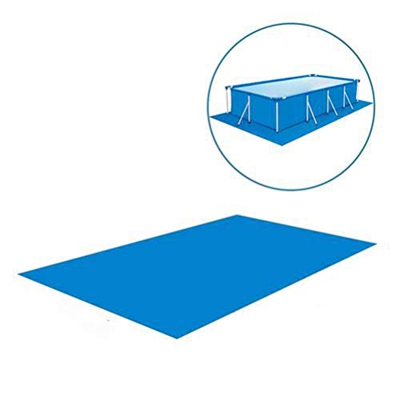 ALBEFY Panno Quadrato per Piscina, Tappetino Gonfiabile per Piscina, Protezione da Pavimento Rettangolare per Piscine Fuori Terra, Tappetino Facile da