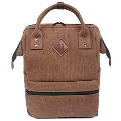 Oflamn Zaino Scuola Vintage per Uomo e Donna - Zaino Laptop per 14" - Zaino da Viaggio in Tela - Leather Canvas School Backpack (1.0 caffè) características