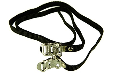 VP Components 2 Pezzi Nuovo di Alta qualità MTB-Road Bike Cycling Toe Cinghie 450 mm-Nero