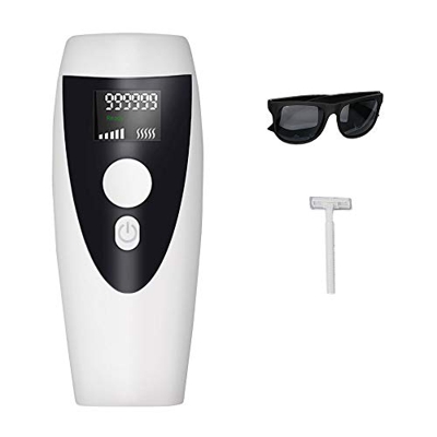 WSXEDC Epilatore a Luce Pulsata, Epilatore Luce Pulsata Laser Permanente Indolore con Sistema di Depilazione IPL 990,000 Flash e 5 Livelli di Energia 