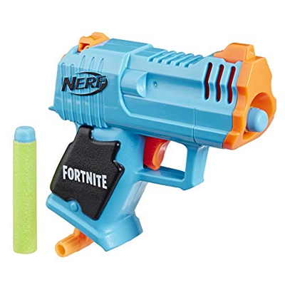 Nerf- Fortnite Micro HC-R MicroShots Dart-sparing Giocattolo Blaster e 2 Freccette Elite Ufficiali per Bambini, Adolescenti e Adulti, Colore, 0