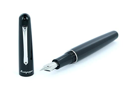 Penna stilografica Montegrappa Elmo 01, resina nera, ISEOR-AC en oferta
