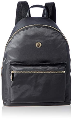 Tommy Hilfiger Poppy Backpack Solid, Borse Donna, Nero, One Size
