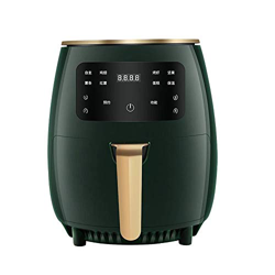 Raypow Friggitrice ad aria senza olio Verde · Touch screen multifunzione · 4.5L 1400W · Basso contenuto di grassi e più salutare · Protezione contro i en oferta