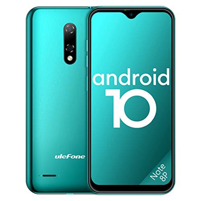 Smartphone Offerta Del Giorno 4G, Ulefone Note 8P Android 10 Cellulari 16GB ROM 2GB RAM, 5,5" FW+ Schermo Waterdrop, con Doppia SIM e Riconoscimento F