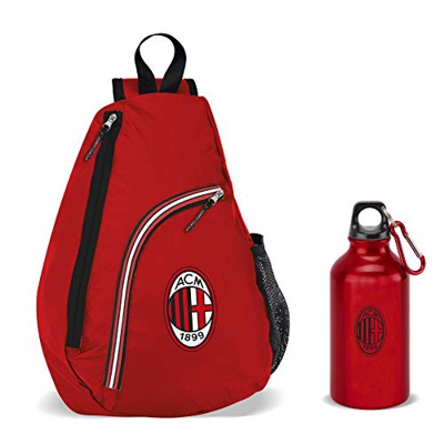 ZAINO A.C.MILAN MONOSPALLA CON BORRACCIA IN ALLUMINIO IN OMAGGIO