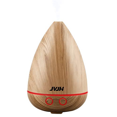 JVJH Diffusore Di Aromi，Profumatore Per Ambienti，Silenzio, Purificatore d'Aria 7 Luci Colorate，Umidificatore Elettrico MINI, Umidificatore Piccolo da 