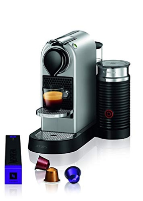 Krups XN761B Nespresso, Macchina per Espresso in Capsule, 1 Tazza, Argento