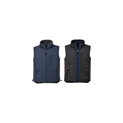 Bodywarmer reversibile RS | Navy - XL - NEUTRO (SENZA PERSONALIZZAZIONE) - PORTWEST