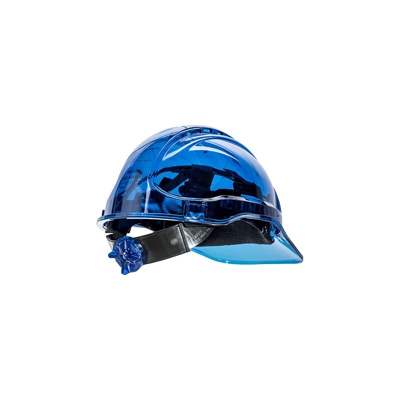 Portwest - Elmetto Peak View Ventilato Chiusura a Cremagliera | Blue - NEUTRO (SENZA PERSONALIZZAZIONE)