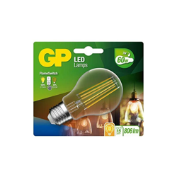 GP Illuminazione LED FlameSwitch E27 7W (60W) 806 LM GP 085317 - GP BATTERIES precio