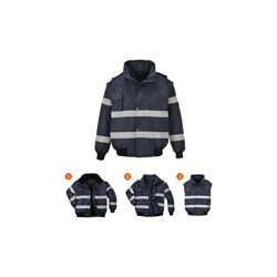 Bomber Iona 3 in 1 | Navy - Medium - NEUTRO (SENZA PERSONALIZZAZIONE) - PORTWEST en oferta