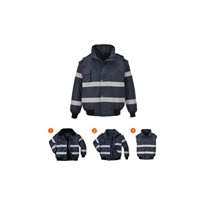Bomber Iona 3 in 1 | Navy - Medium - NEUTRO (SENZA PERSONALIZZAZIONE) - PORTWEST