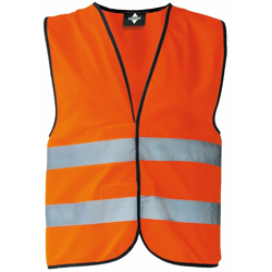 Korntex - Basic Safety Vest - Basic Safety Vest 100%P | S - NEUTRO (SENZA PERSONALIZZAZIONE) - Orange (O) en oferta
