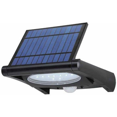 ZIA Lampada da parete solare 330Lm Eq 25W con rilevatore di movimento - ARUM LIGHTING