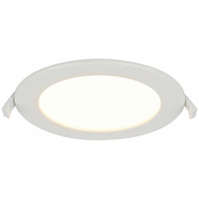 Incasso a LED UNELLA solo posteriore IP20 rigido in alluminio 12 watt satinato bianco opalino - GLOBO