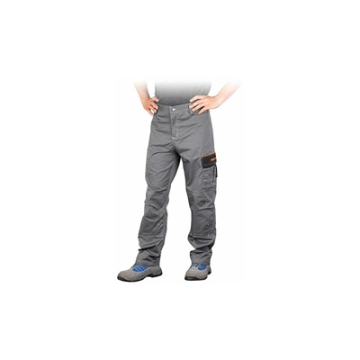 PRO-STRECH-T_46 - Pantaloni protettivi Pro Master, taglia 46, colore: Blu/Nero/Arancione - Reis