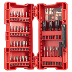 4932430905 Set di Chiavi e Punte Resistente agli Urti – Colore Rosso (33 Pezzi), 0 V, Red - Milwaukee en oferta