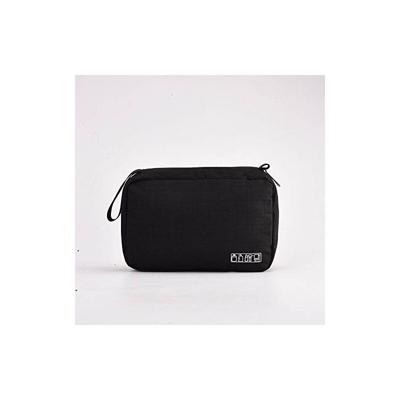 KAEHA SUN-059-09 - Borsa per cosmetici da viaggio, portatile, impermeabile, antigraffio, multifunzione, colore: nero