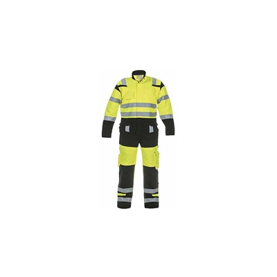 048471YB-44 HOVE Trendy - Tuta High Visible Line, colore: Giallo/Nero, taglia 44 - Hydrowear