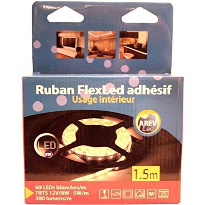 Striscia luminosa Nastro LED STRISCIA ADESIVO 1.5M 90 LED - Arev