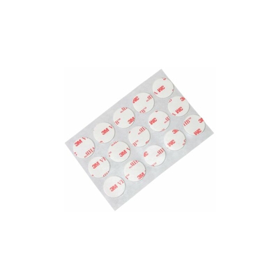 Tapecase 3 m 4950 circle-1.25 '-500 VHB 4950 White tape, 45 mil (1.1 mm), spessore cerchi in, 1.25 (confezione da 500) - 3M