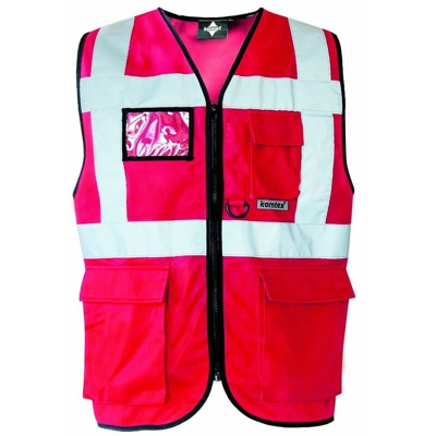 Korntex - Multi Functional Vest - Multi Functional Vest100%P | S - NEUTRO (SENZA PERSONALIZZAZIONE) - Red (R)