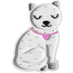 Selsey LULUMI - Lampada Bambini a Forma di Gatto / Luci LED / Lampada Notturna per Bambini / Luci Notturne per Cameretta Bambini (Bianco) características