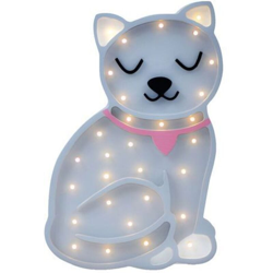 Selsey LULUMI - Lampada Bambini a Forma di Gatto / Luci LED / Lampada Notturna per Bambini / Luci Notturne per Cameretta Bambini (Grigio) características