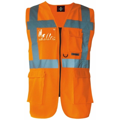 Multi Functional Vest - Multi Functional Vest100%P | NEUTRO (SENZA PERSONALIZZAZIONE) - L - Orange (O) - KORNTEX