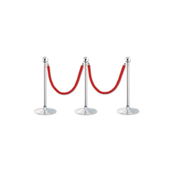 Poessa - Confezione 2 colonnine distanziatrici cromate con cavo rosso 2 metri 322800 precio