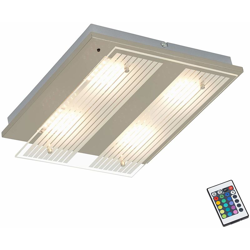 Leuchten Plafoniera LED Integrata, 3.6 W, Satinati, 33 x 30 x 6.6 cm [Classe di efficienza energetica A+] - Briloner precio