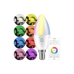 SH4208 lampadine a LED intelligenti acme acme, dimmerabili, base E14, 4,5W, WW/CW/RGB, 320lm, compatibili con Google Assistant, multicolor, classe características