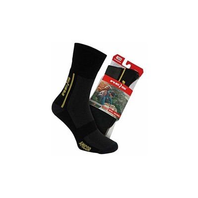 Bstpq-Xoutdoor_L - Calzini, taglia L, colore: Nero/Grigio - Reis