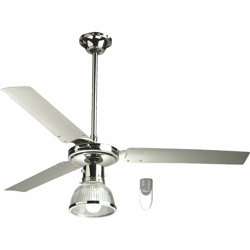 Ventilatore Soffitto con Telecomando Luce 3 Pale - ZEPHIR en oferta