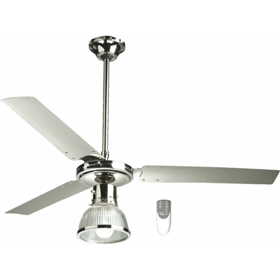 Ventilatore Soffitto con Telecomando Luce 3 Pale - ZEPHIR