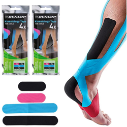 2 Pacchi Cerotto Taping Kinesiologico Caiviglia Neuromuscolare 8 Nastri Sport - DUNLOP en oferta