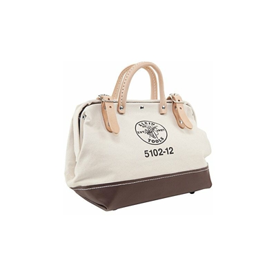 Klein 5102-12 Borsa Porta Attrezzi in Tela, White/Tan, 30.5 cm