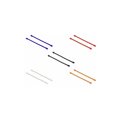 Fascetta stringicavo flessibile, 250 x 4 mm, set da 10 pezzi, colori assortiti - Delock