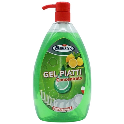 GEL PIATTI PULIZIA TOTALE CONCENTRATO LIMONE1 LT - Maury's