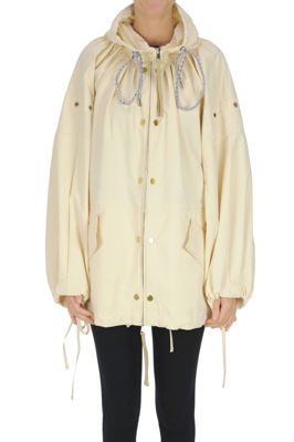 Amaranth parka coat