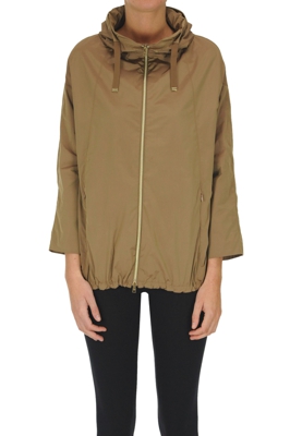 Iridescent techno fabric jacket