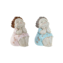 Scultura Resina (2 pcs) (13 x 13 x 20 cm) - Dekodonia en oferta